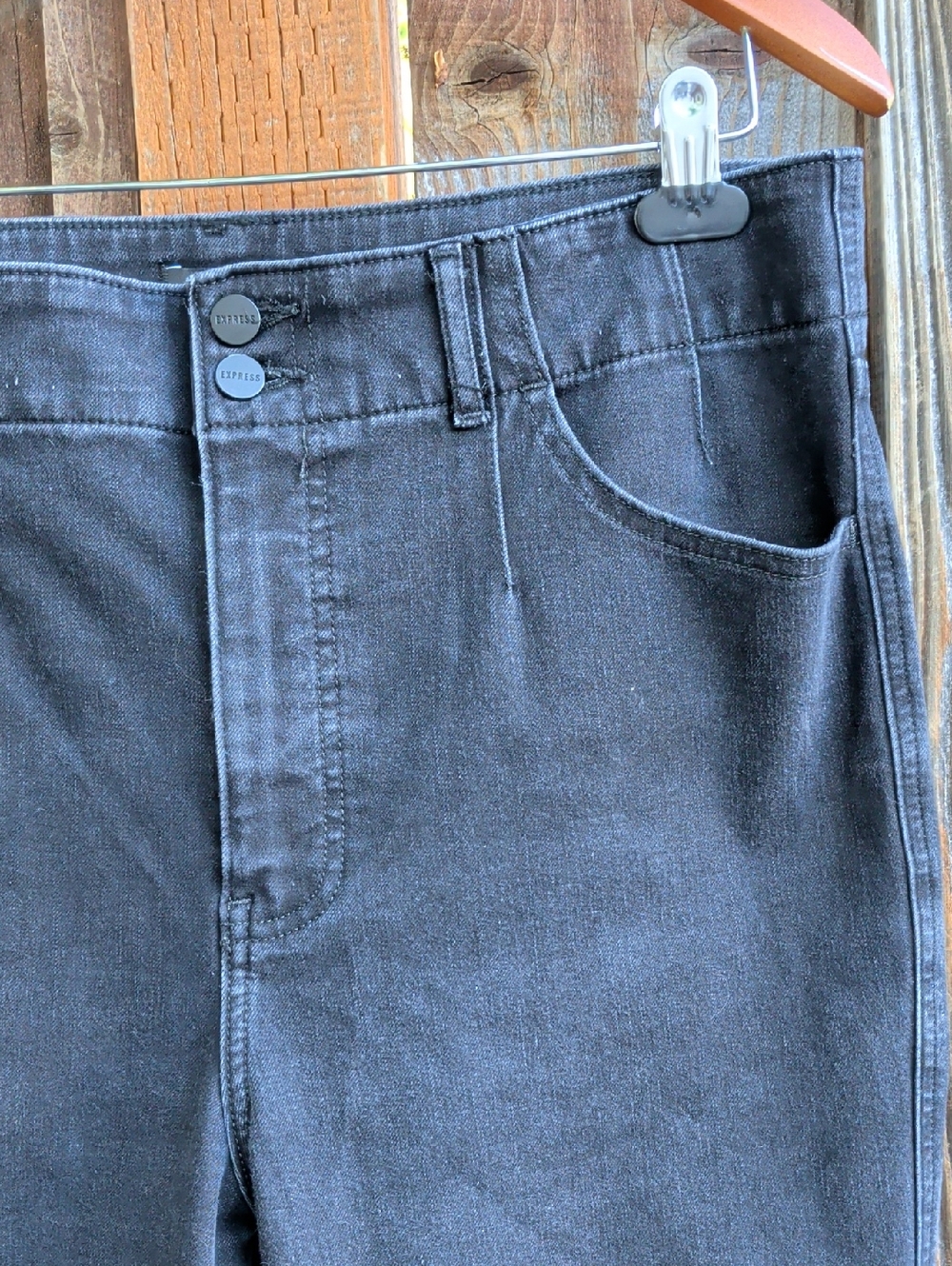 EXPRESS Slim Super High Rise Jeans Size 14 - Picture 4 of 15